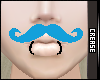 :C: Blue Mustache
