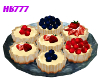 HB777 Plate w/FruitTarts