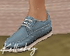 Blue summer shoes