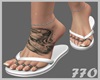 Ze Flops+Tats White F