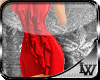 *Nw* RedRuffle Dress PF