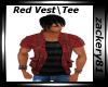 Red Vest With Tee New