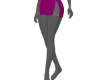 Magenta Lace Skirt