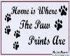 paw print sign