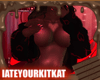 Chocy Red/Black Fur Coat