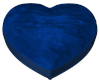 Blue Poseless Heart Bed