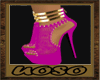 Purple Golden Heels