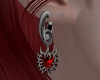 heart earring 愛