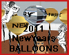 2011 New Years Balloons