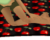 cherries floor pillow