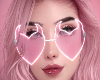 ♡ pink heart shades