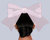 Pink  Stripes Bow