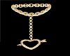 Heart Gold Bracelet L