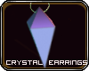 t| Crystal Earrings Mesh