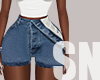 S project denim shorts