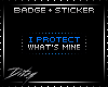 {D Protect BADGE
