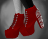 Ankle Boots || Crimson