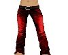 electric red jeans