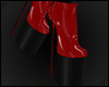 ♕ Red Black Heels