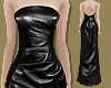 Grip Leather Maxi Dress