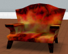 flaming wizards chair