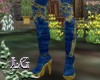 Elven Royalty Boots~Blue