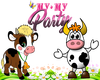 Cow Party 3 d Wall
