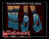 Plataform Boot TealBlue