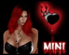 Heart Red Hair by Mini
