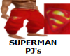 NEW SUPERMAN PJ's male