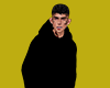 pure black hoodie