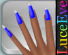 V1 Blue Chispia Nails