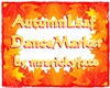 Autumn Leaf Dance Marker