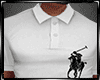 Polo Shirt Black/White