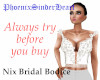 Nix Bridal Bodice white