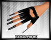 E~ Leather Gloves Black