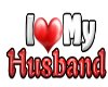 I love husband sticker