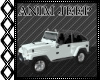 White Animated Jeep