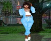Baby Blue Workout Fit