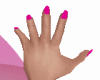 {B} Pink Suit Nails #1-F