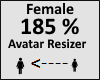 Avatar scaler 185% Femal