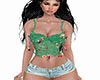 chain outfit-green/blue