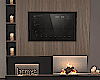 Modern Fireplace w TV