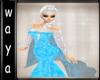 Frozen Ice Dress w/Cape