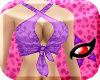 K~ Lilac Halter Tie Top