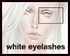 white eyelashes