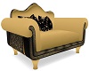 Negro y Dorato Chair