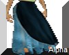 AO~Blue Lace Skirt Set