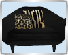 Modern Black Gold Chair