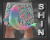 Rainbow Shark Butt - M